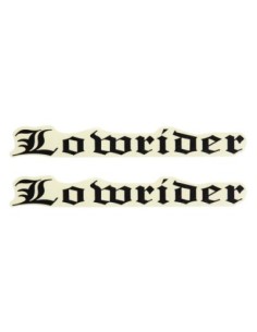 Lowrider Name Sticker MG Black Ground Transport.